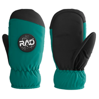 Rad Tropical Space Teal Junior Snowboard Mitts