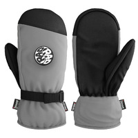 Rad Sidehit Grey Mens Snowboard Mitts