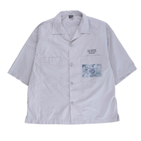 Suda Keina Japanese Style Button Up Shirt Mens Used Vintage