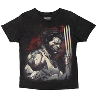 Marvel Wolverine Black Medium T-Shirt Used Vintage
