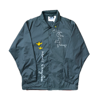 Mark Gonzales Green Medium Coaches Spray Jacket Used Vintage