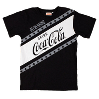Coca Cola Black T-Shirt Used Vintage