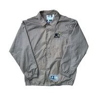 Starter x Gonzales Tan Large Coaches Spray Jacket Used Vintage