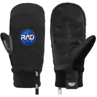 Rad Crew Space Black Mens Snowboard Mitts