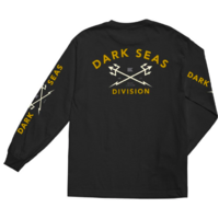 Dark Seas Headmaster Black Mens Long Sleeve T-Shirt