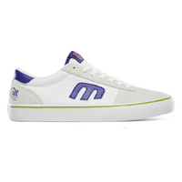 Etnies Calli Vulc x Colt 45 White Navy Gold Mens Skateboard Shoes