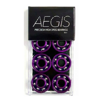 Aegis High Speed Precision Purple Skateboard Bearings