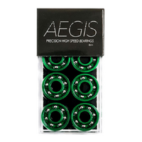 Aegis High Speed Precision Green Skateboard Bearings