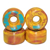 Wayward Conical Swirl 52mm 83b Orange Skateboard Wheels