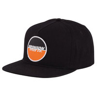 Bronson Skateboard Bearings Black Adjustable Snapback Cap