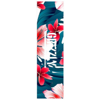 Grizzly Aloha Pink Blue 9" 33" Skateboard Griptape