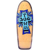Dogtown Blue Cross Logo Natural Purple Fade 10.0" Skateboard Deck