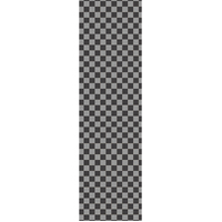 Fruity Black Grey Checkers 9" x 33" Skateboard Griptape Sheet