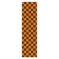 Fruity Black Orange Checkers 9" x 33" Skateboard Griptape Sheet