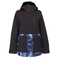 Nikita Sycamore Black Tie Dye Womens 15K 2022 Snowboard Jacket