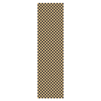 Fruity Black Brown Checkers 9" x 33" Skateboard Griptape Sheet