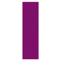 Fruity Purple Red Checkers 9" x 33" Skateboard Griptape Sheet
