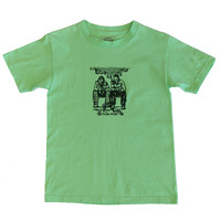 Passport Skateboards Lime Small T-Shirt Used Vintage