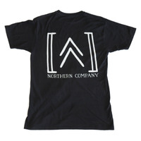 Northern Co Skateboarding Black Large T-Shirt Used Vintage