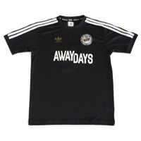 Adidas Away Days Skateboarding Black Medium Jersey Used Vintage