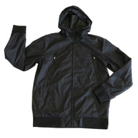 Volcom Black 5k Hooded Spray Jacket Large Mens Used Vintage