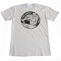 Axis Skateboard Wheels White Medium T-Shirt Used Vintage