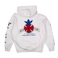 Independent Indy Gonz Need A Truck White Hoodie Vintage Used