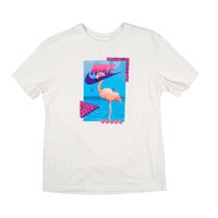 Nike Air Flamingo White T-Shirt Used Vintage