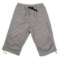 Vans Grey Nylon Belt 32" Three Quarter Shorts Used Vintage