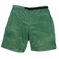 Ciaopanic Nylon Belt 32" Corduroy Green Shorts Used Vintage