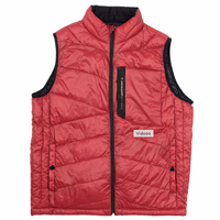 Dunlop Puffer Vest Red Large Mens Used Vintage