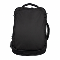 Blank Branded Laptop Work Bag Backpack Black Used Vintage