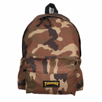 Thrasher Skateboard Magazine Bag Backpack Brown Camo Used Vintage