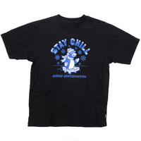 Adidas Stay Cool Skateboarding Black Medium T-Shirt Used Vintage