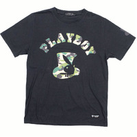 Playboy Japan Black Large T-Shirt Used Vintage