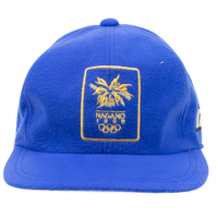 Mizuno Embroided 1998 Nagano Olympics Cap Used Vintage