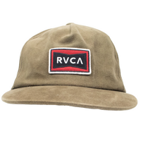RVCA Military Green Snap Back Cap Used Vintage