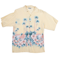 Break Jet Hawaiian Short Sleeve Shirt Used Vintage
