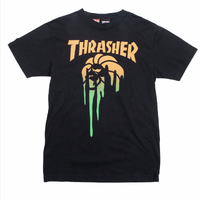 Thrasher x Nesta Medium Black T-Shirt Used Vintage