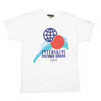 Descente Interski 1995 Nozawa Onsen White Medium T-Shirt Used Vintage