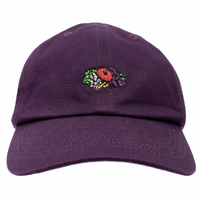 Fruit of the Loom Purple Strap Back Dad Cap Used Vintage