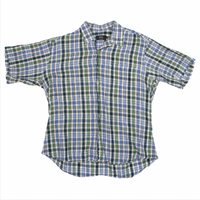 Ike Behar New York Large Short Sleeve Shirt Used Vintage