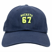 NBA Houston Rockets Embroidered Blue Cap Used Vintage