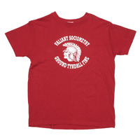 Valiant Sociometry Red Large Mens T-Shirt Used Vintage