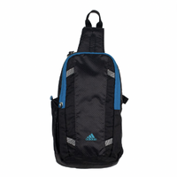 Adidas Black Blue Mini Backpack Sling Style Bag Used Vintage