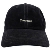 Converse Embroided Black Strap Back Cap Used Vintage