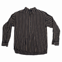 Rageblue Striped Long Sleeve Medium Shirt Used Vintage