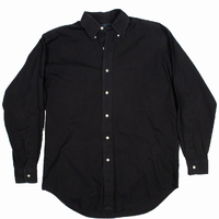 Ralph Lauren Black Small Long Sleeve Shirt Used Vintage