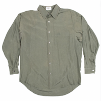 Dunhill Sport Olive Large Long Sleeve Shirt Used Vintage