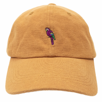 TMF Parrot Brown Strapback Dad Hat Cap Used Vintage
